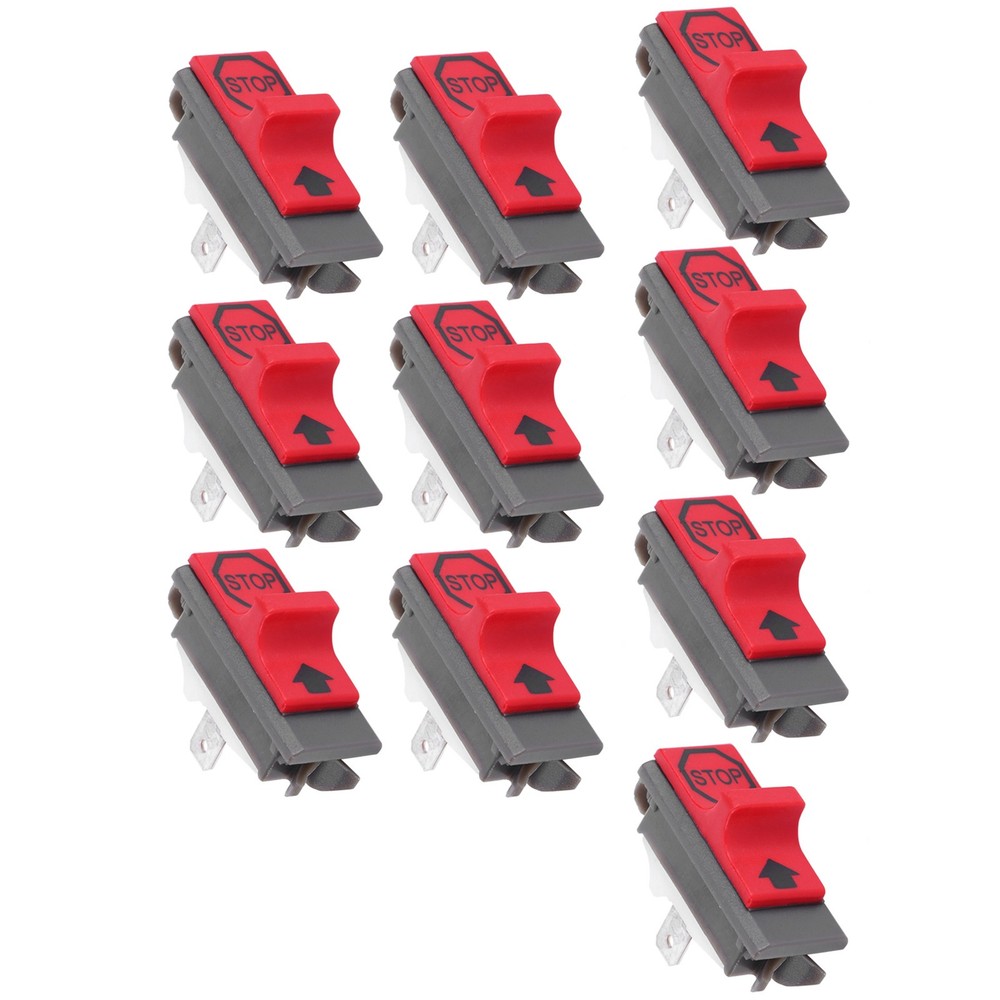 10Pcs On Off Stop Switch Replacement For Chainsaw Garden Tools