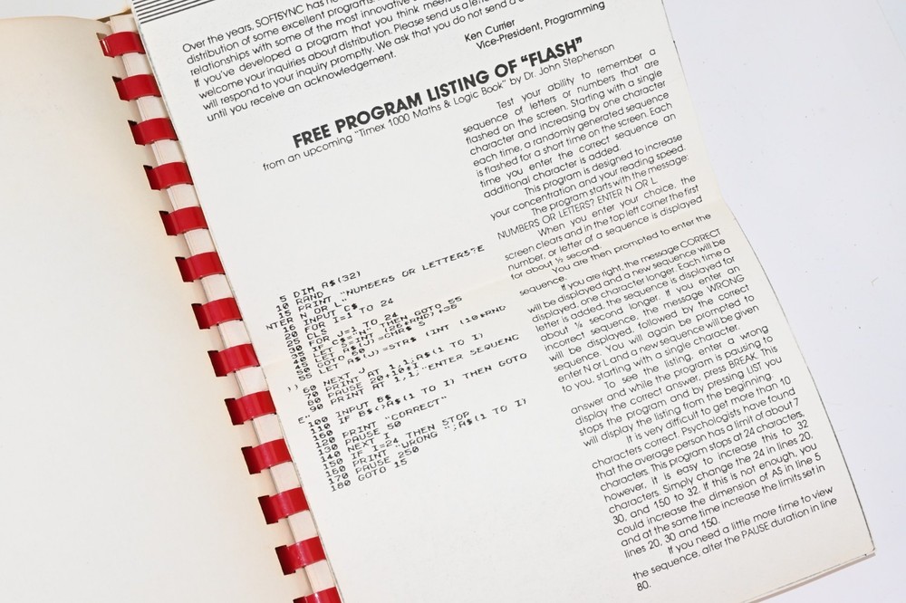 Timex Sinclair 1000 Bundle 16K RAM Tapes Books Untested 1982 PC