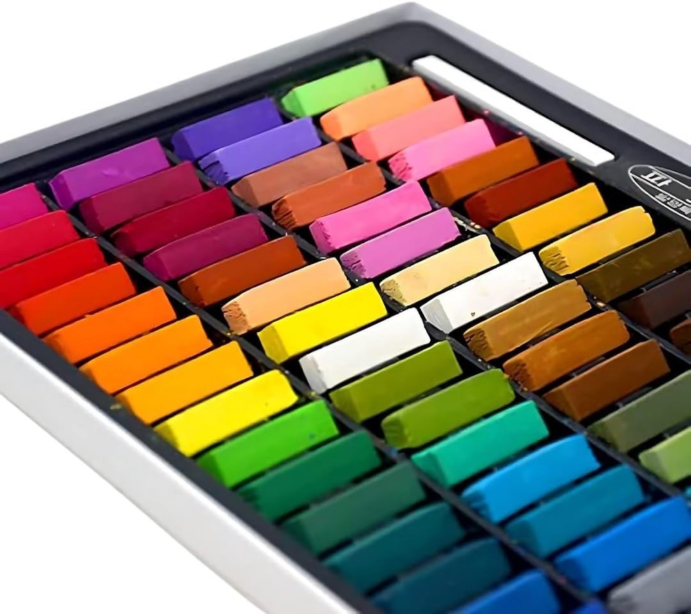 Creative Soft Pastel Set with 64 Lightfast Colors - Smooth & Easy Application