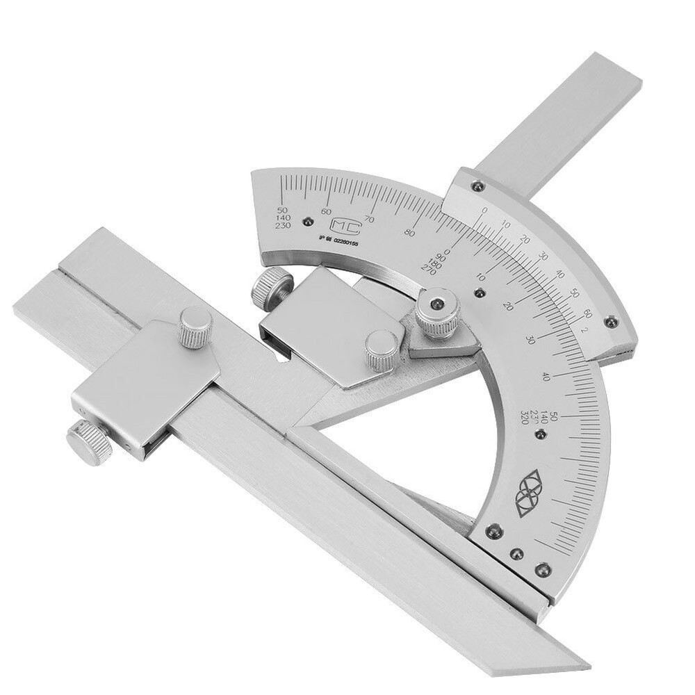 Precision 0-320° Angle Measuring Finder Bevel Protractor Tool Ruler Gauge CS