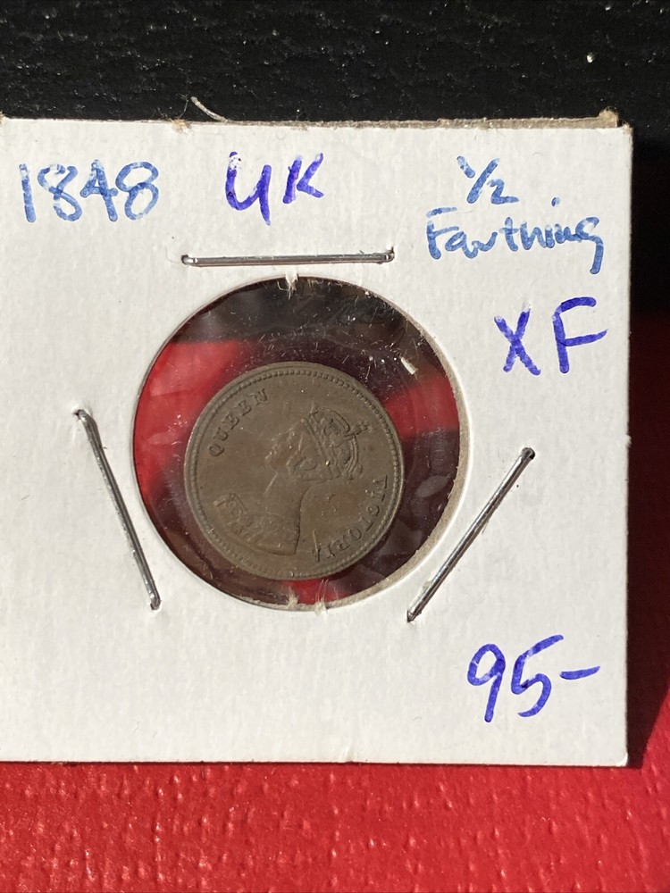 Great Britain, Victoria, Model Half Farthing 1848