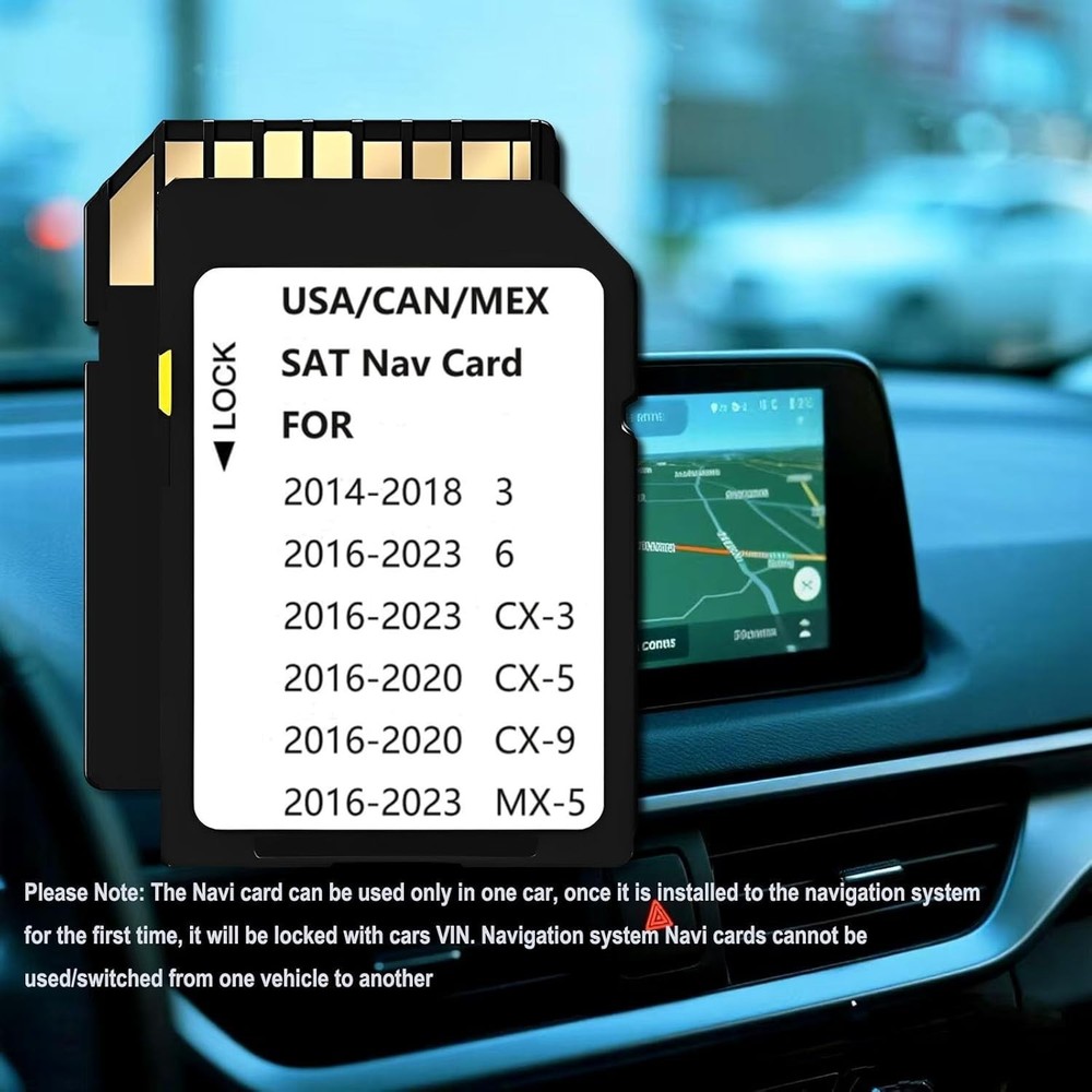 Drop-Proof Mazda Navigation Memory Card for 2014-2023 Models - 10