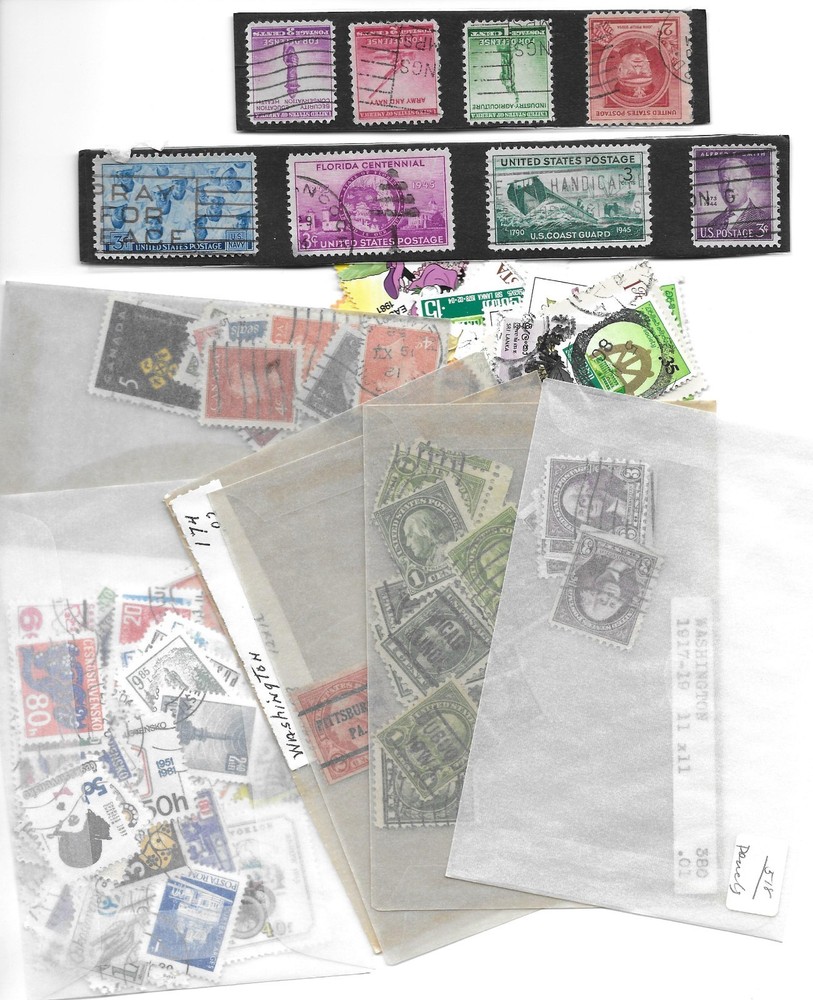 1954 The Adventurer Stamp Album  with Postage Stamps+