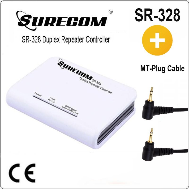 SURECOM SR-328 Duplex Repeater Controller with cable Motorola Talkabout