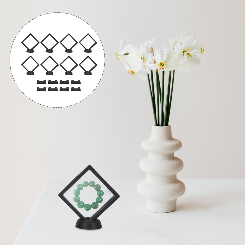 24pcs ring holder showcase 3d floating frame display holder Challenge Display
