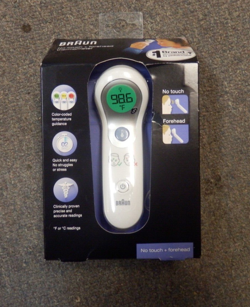 Braun No Touch + Forehead Thermometer NEW Ships FREE