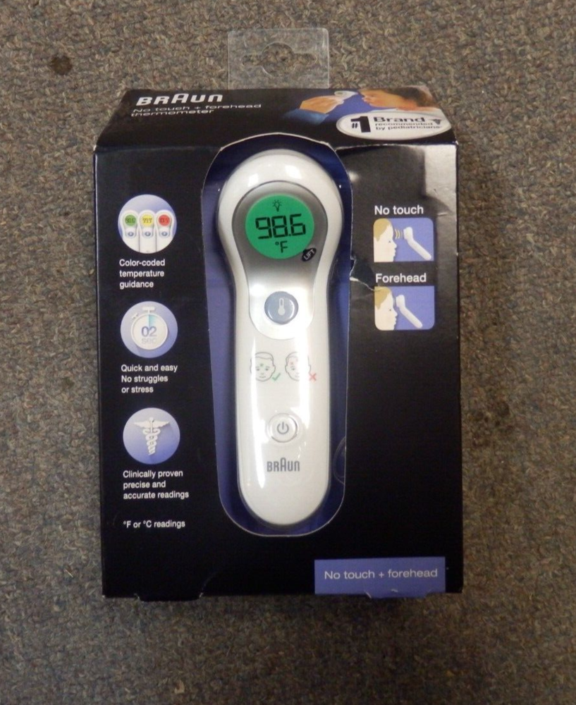 Braun No Touch + Forehead Thermometer NEW Ships FREE