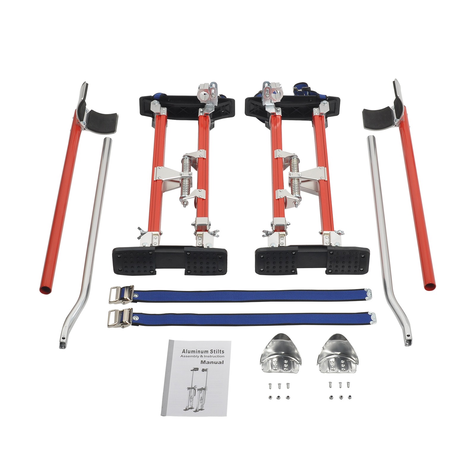Drywall Stilts 24-40'' Red Inch Aluminum Tool Adjust For Painting Painter Taping