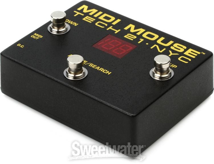 Tech 21 MIDI Mouse 3-button MIDI Foot Controller