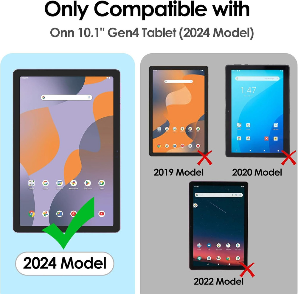 2-Pack Screen Protector Compatible with Onn 10.1 Gen4 Tablet (2024 Model)...