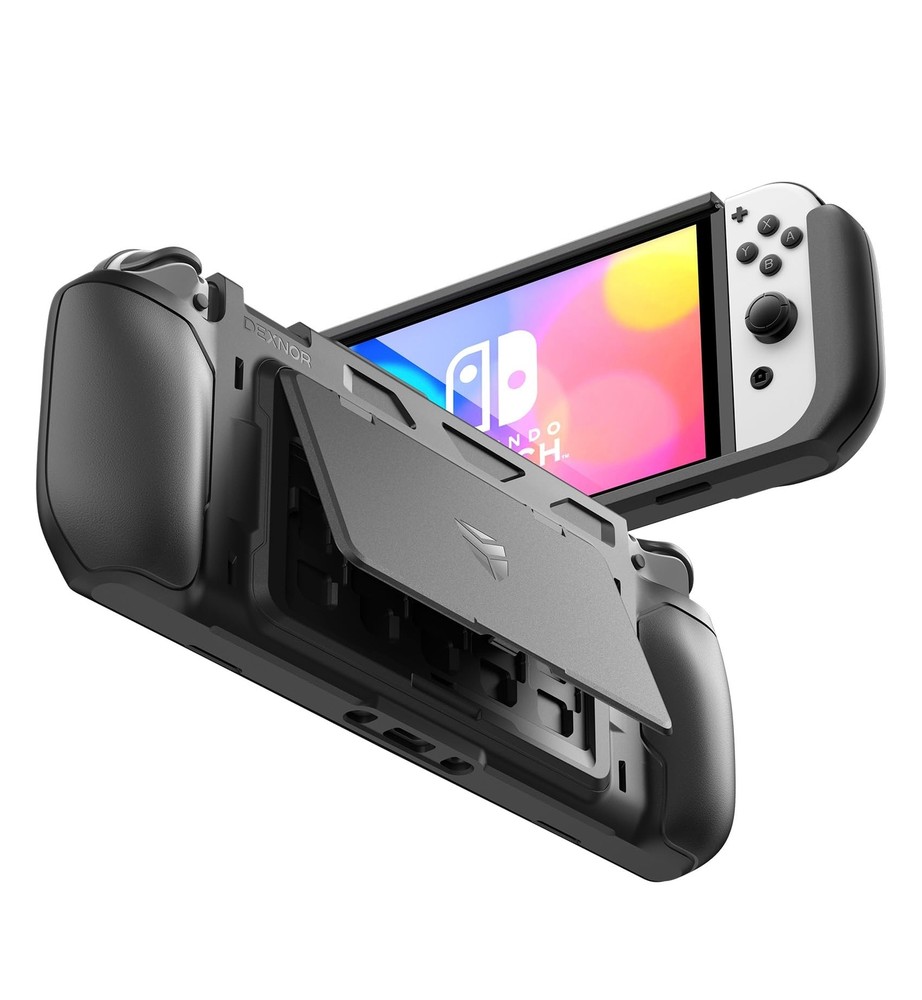 Dexnor Shockproof Case for Nintendo Switch OLED Model (2021), Rugged Protecti...