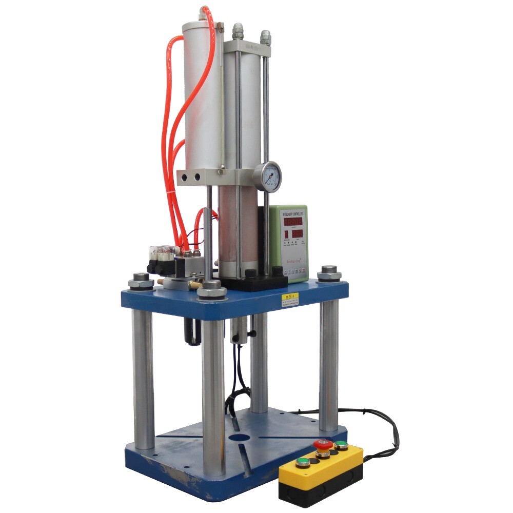 11023Lbs Pneumatic Punch Machine 4 Columns with Booster Cylinder&Controller 110V