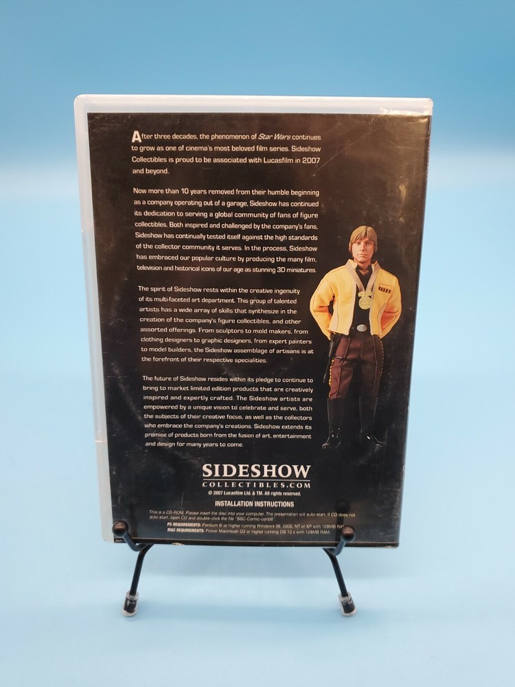 STAR WARS SIDESHOW COLLECTIBLES THE VIRTUAL EXPERIENCE VOLUME 5.2 CD ROM