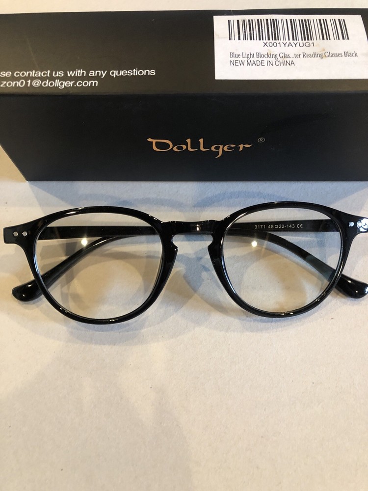 Dollger Blue Light Blocking Glasses Black
