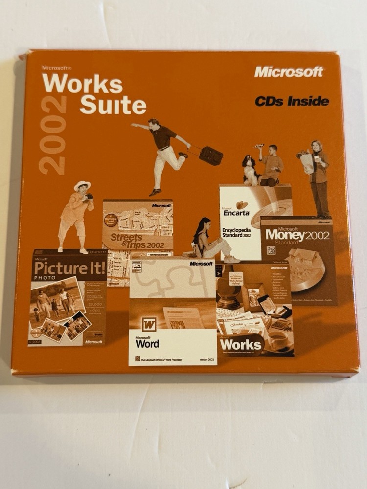 Microsoft Works Suite 2002 - Key Included