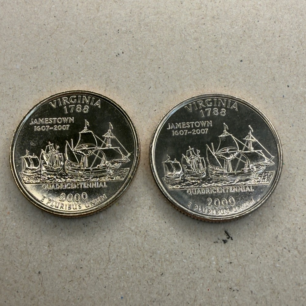 2000-P/D - Virginia - State 25C 2-Coin Set