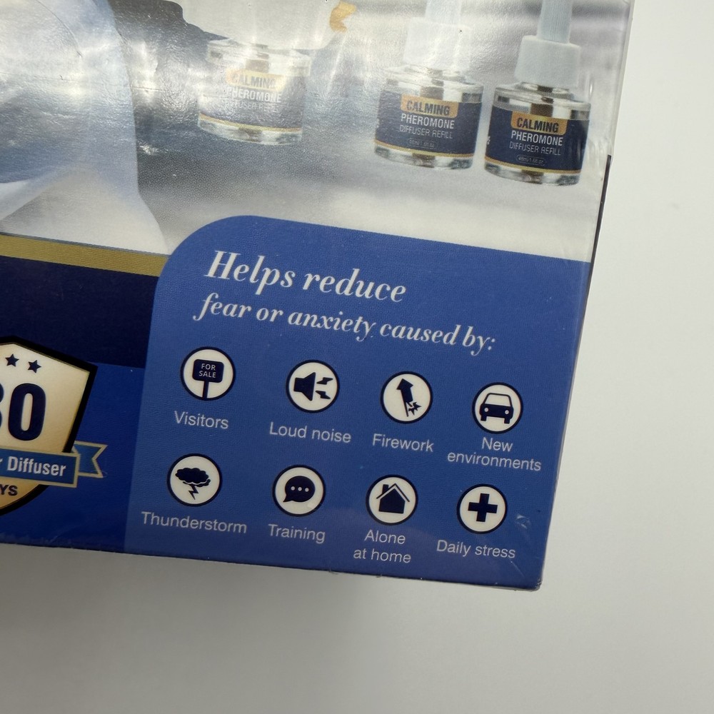 Calming Diffuser Kit For Dog Pheromone Diffuser & 3 Refills 30 Days Anxiety