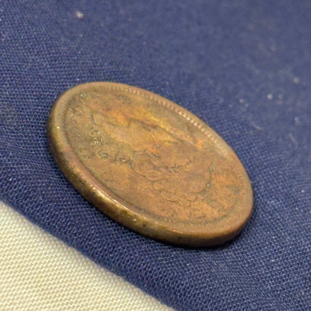 1856 Large Cent Braided Hair