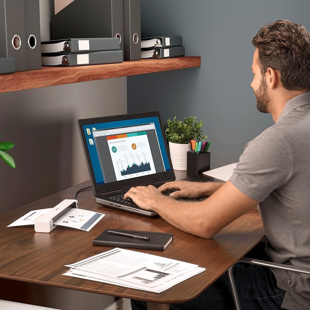 Brother DS-640 Compact Mobile Document Scanner 16ppm USB Mac PC Windows