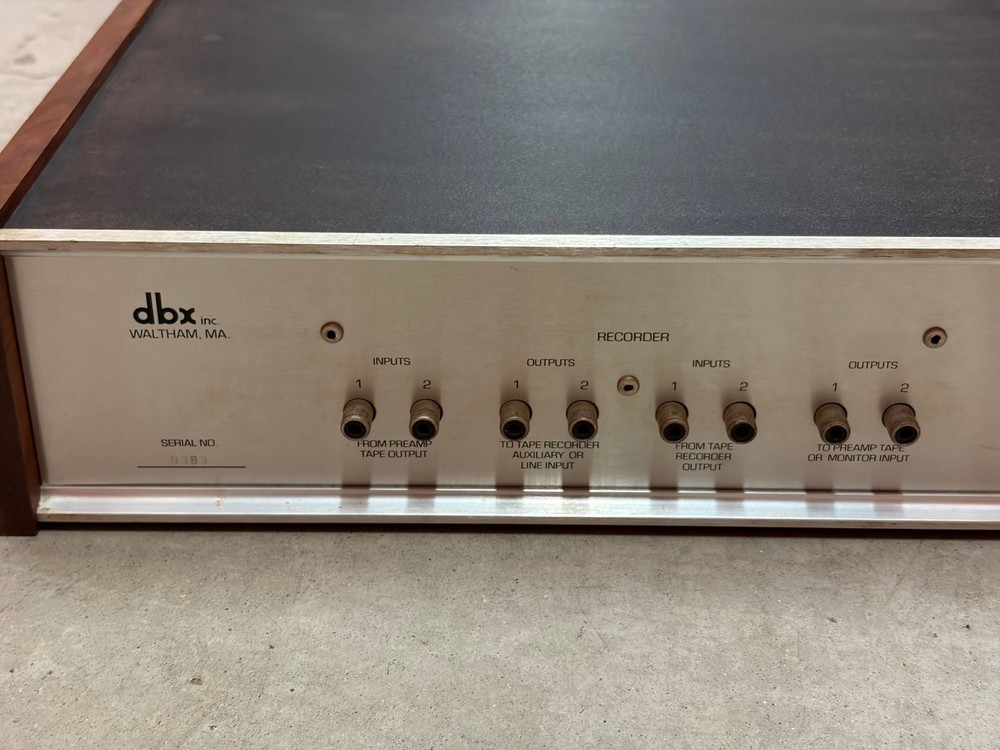 dbx 3BX Dynamic Range Expander Vintage Audio Processor Powers On Untested