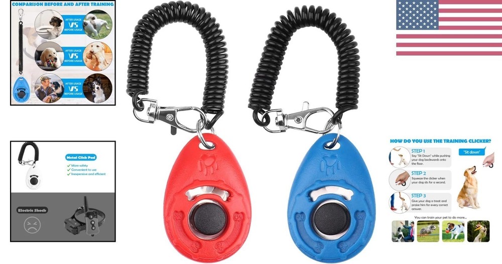 Versatile Pet Training Clicker - Lightweight & Easy to Use for Multiple Animals