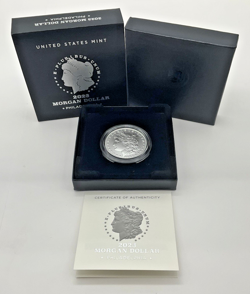 2023 MORGAN DOLLAR P MINT UNCIRCULATED W/BOX & COA