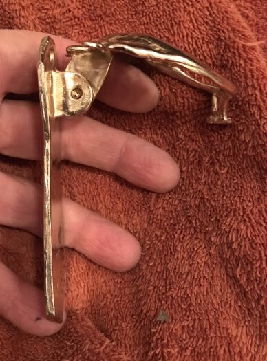 SALAMANDER Solo Door Knocker in Bronze