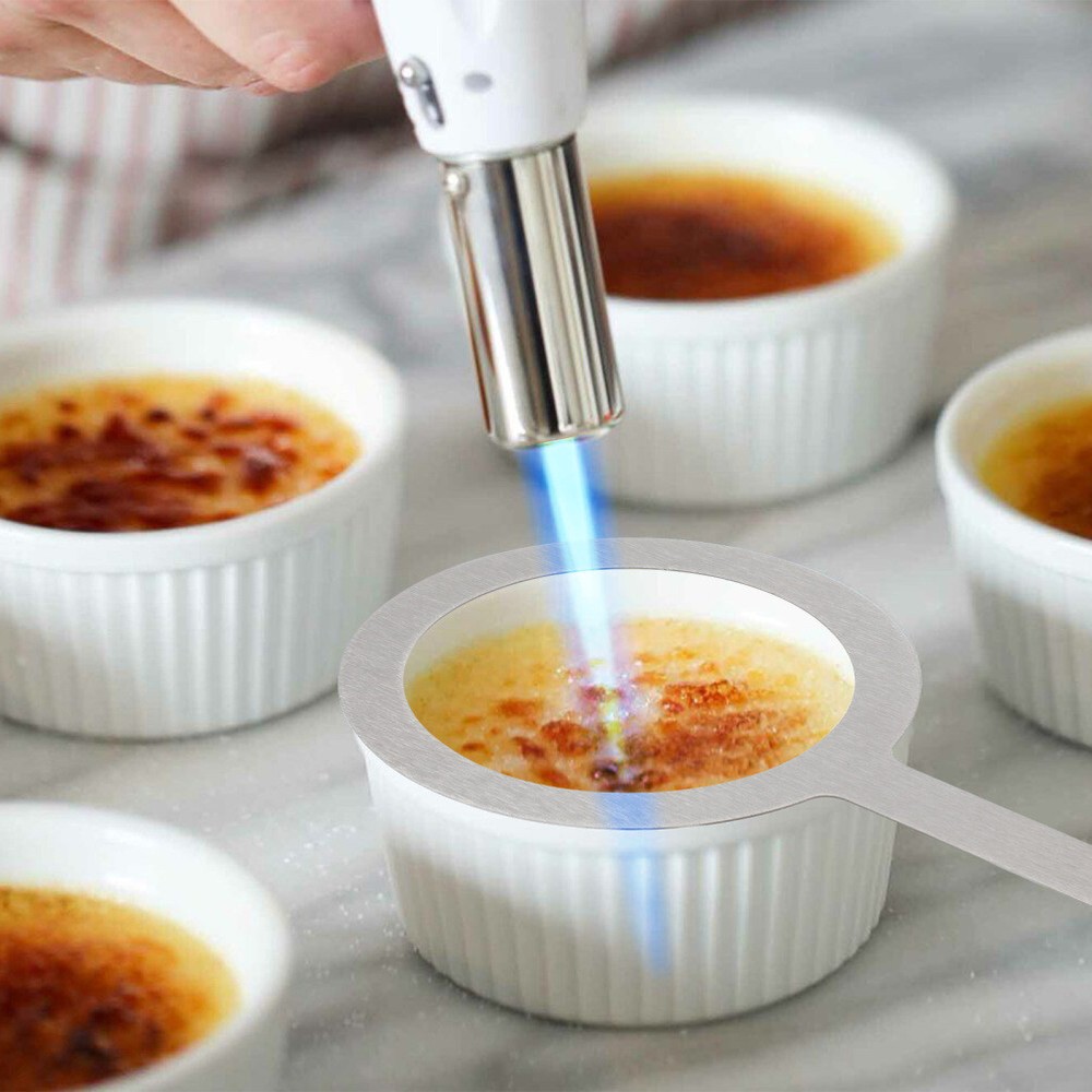 2PCS milk cup rim Brulee Making Tool Baking Cup Cover Culinary