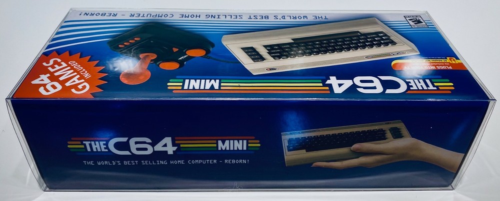 1 Box Protector for C64 MINI Console Clear Display Case Commodore 64 Classic