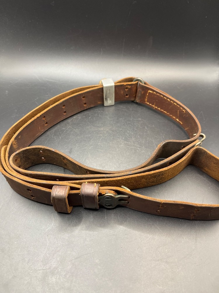 Vintage Leather Target Sling With Al Freeland