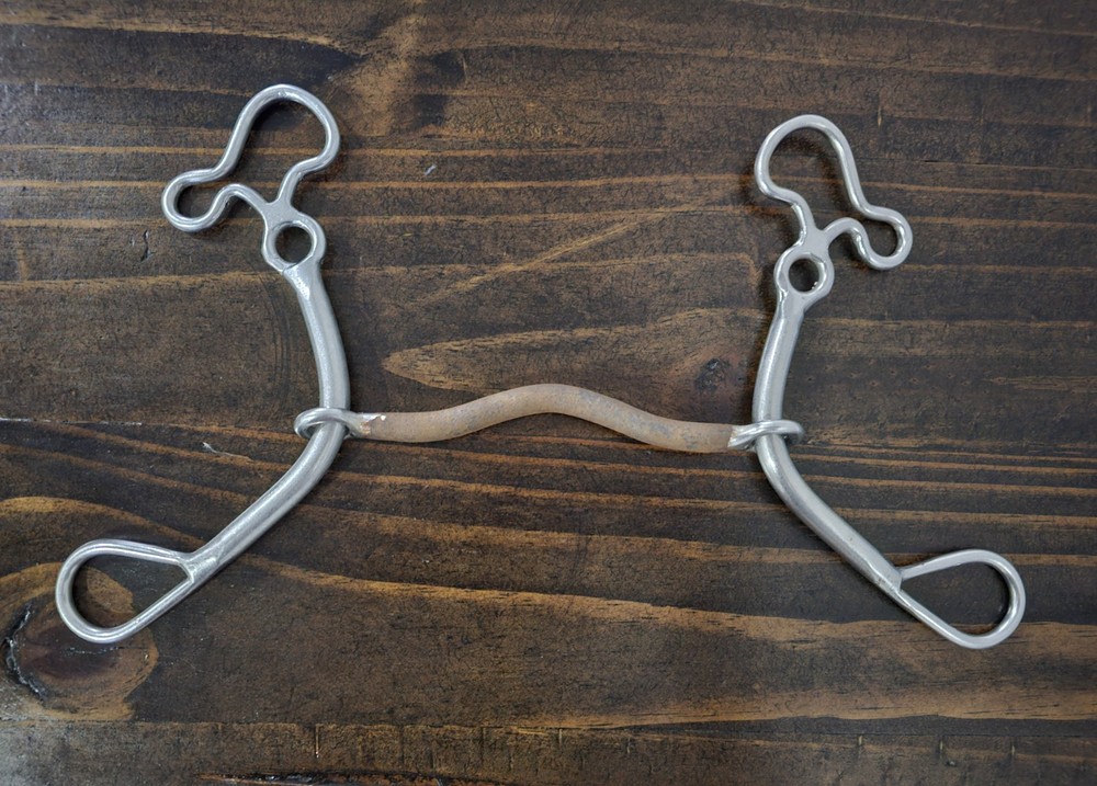 Go Around Solid Mouth Gag Horse Bit