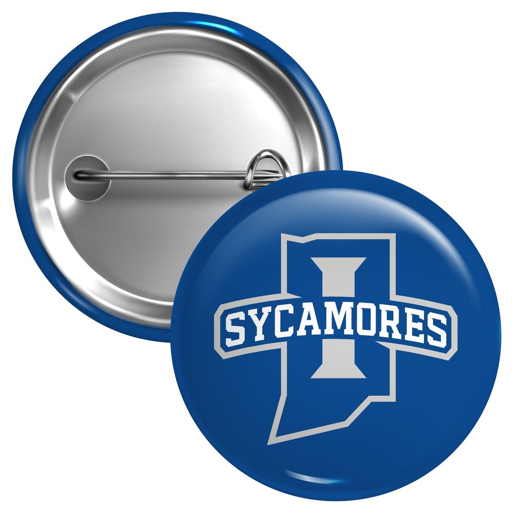 Indiana State University Button Pin - 3 Size Options