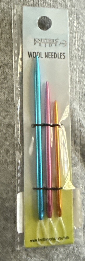 Knitters Pride Wool Needles 3 Pack NEW