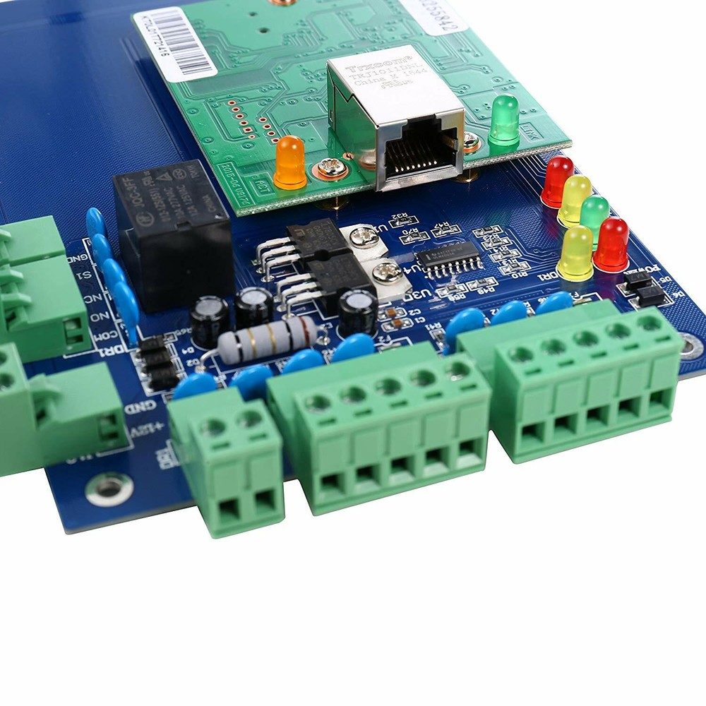 Wiegand TCP/IP Network Access Control Board Panel Controller For 1 Door 2 Reader