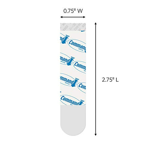 Replacement Strips, Re-Hang Indoor Hooks, 9 strips 9 Refill Strips Clear