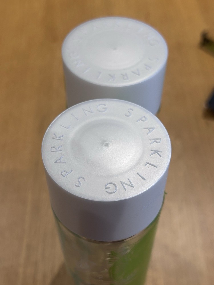 VOSS EMPTY Lime Mint Bottles X2 375ml