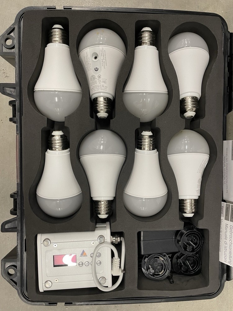 Astera NYX Bulb LED Continuous Lighting Kit, 8 White Bulbs