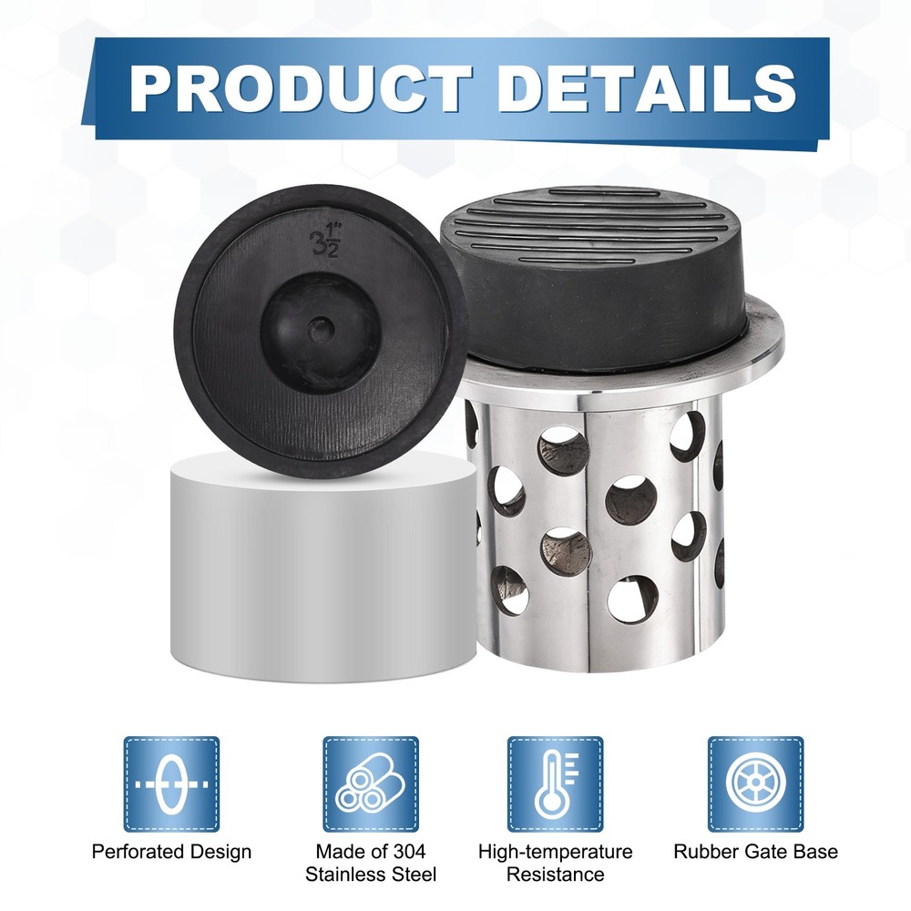 2" x 3" Perforated Casting Flask Vacuum Casting Wall Flanged with Base