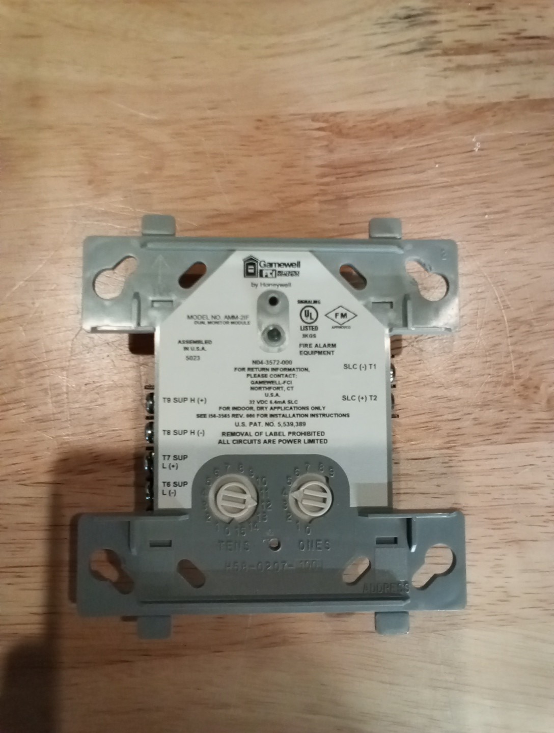 Gamewell-FCI AMM-4F Fire Alarm Monitor Module