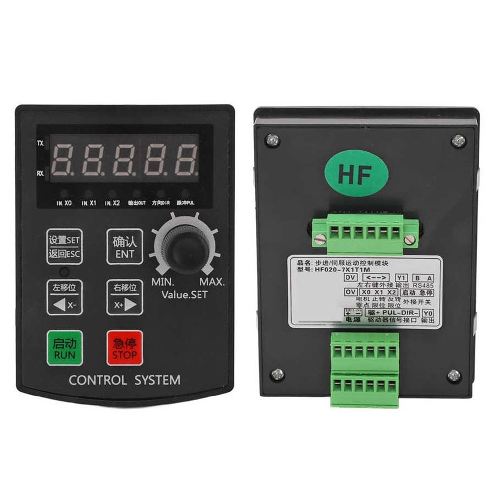 Stepper Motor HF020: Write Angle Positioning and Pulse Speed St7997