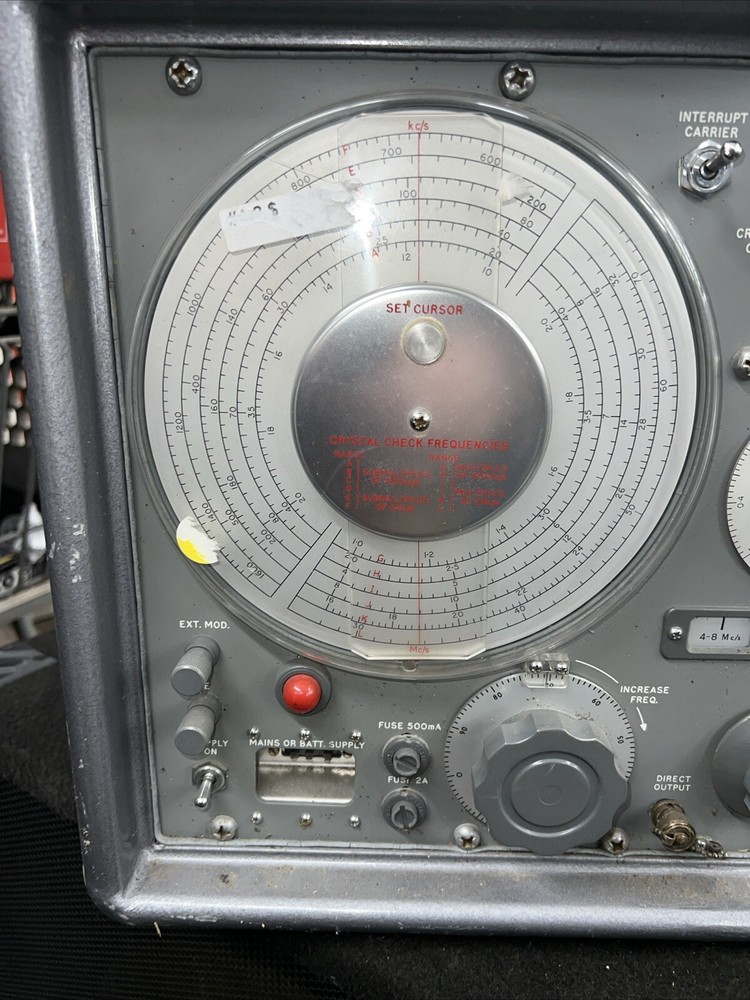 Marconi TF144H Instruments Standard Signal Generator Untested