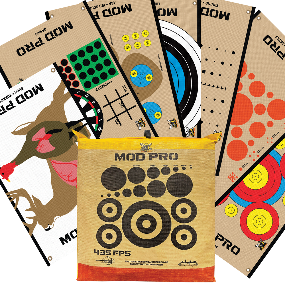 Morrell Yellow Jacket MOD Pro Archery Target INCLUDING ALL 7 MOD PRO FACES