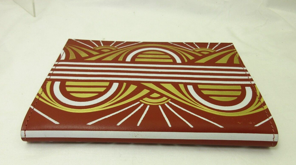 Metropolis Graphic Image 7" Refillable Notebook Leather Cover Spiral Insert Tera