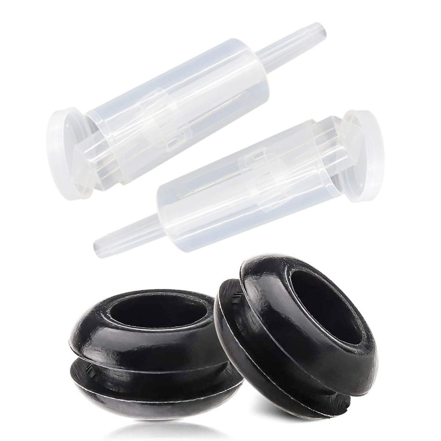 12 Pack 3-Piece Airlocks Set for Fermentation BPA-Free 5/8 inch OD, 3/8 inch ...