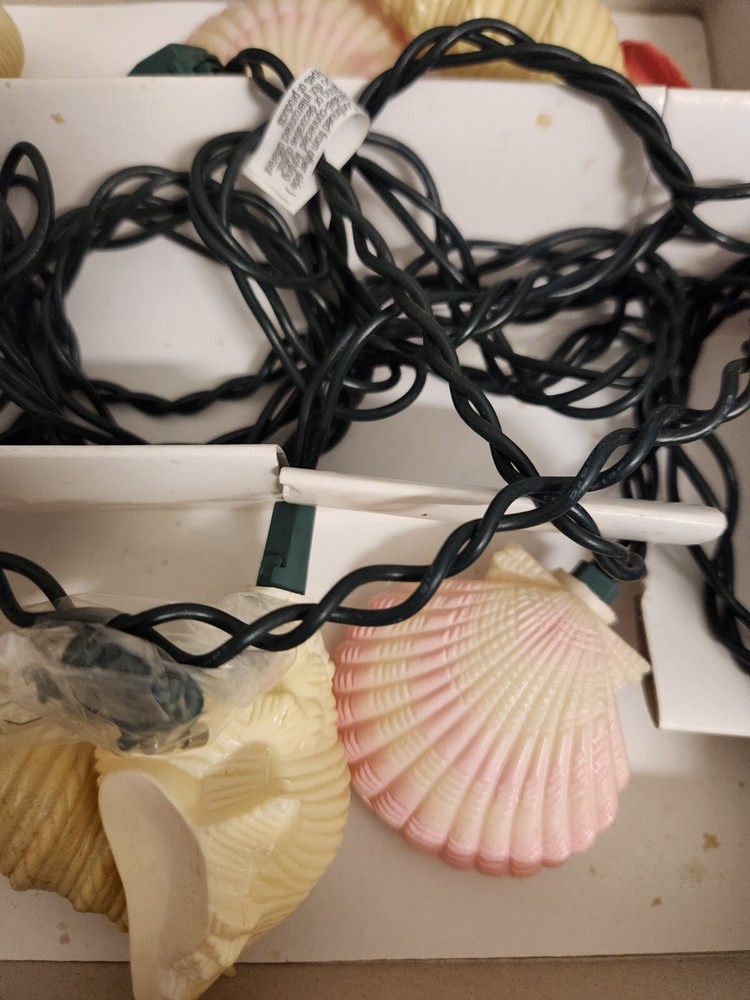 Enchanted Forest Seashell String Lights Indoor/Outdoor Coastal