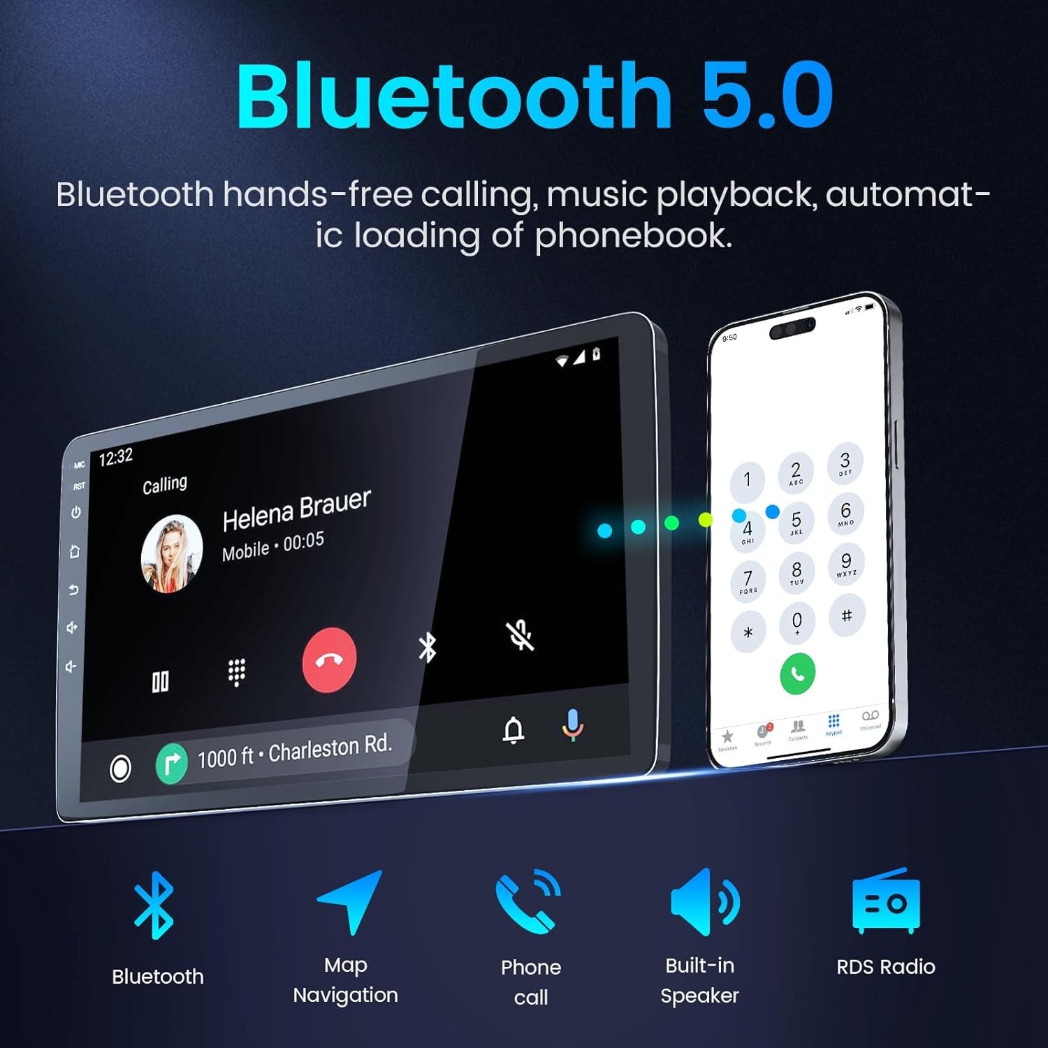 13.1'' 4+64G Android 13 Stereo Radio for Chevy Silverado 2014-18 w/Apple Carplay