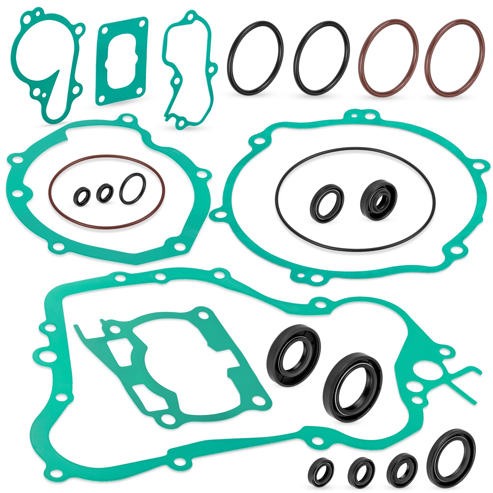 Complete Engine Top & Bottom End Gasket w/ Oil Seal Kit For Yamaha YZ125 1998-04