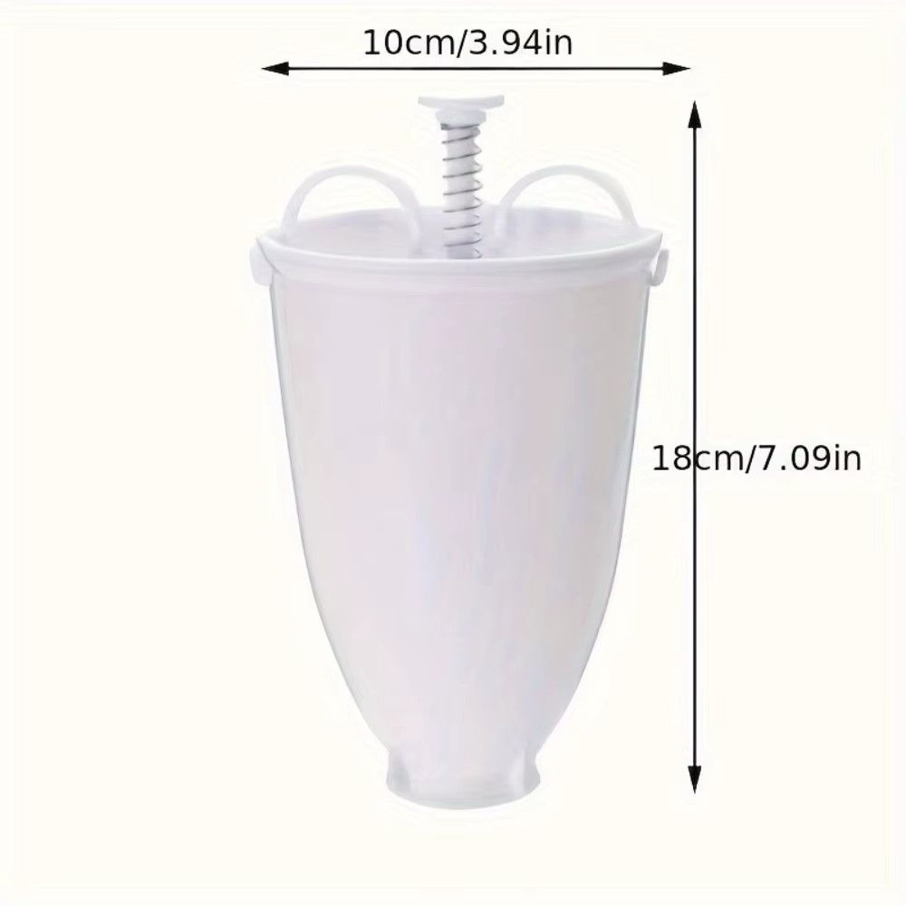 Plunger Dispenser Donut Maker - 10Cm Easy Squeeze Dessert Mold