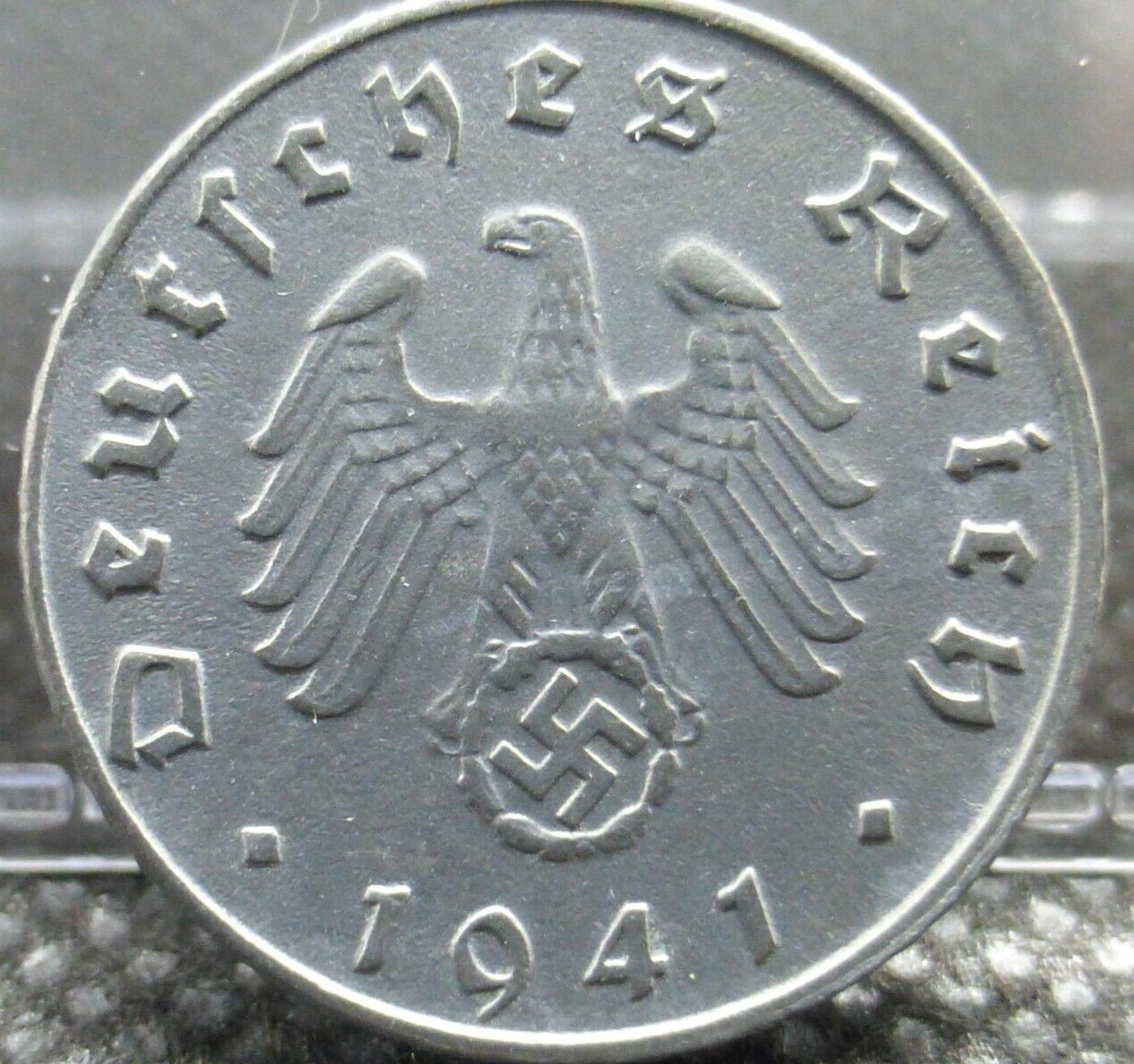 Nazi Germany WW2 Coin - 5 Reichspfennig Genuine Old Third Reich Rare Zinc Issue
