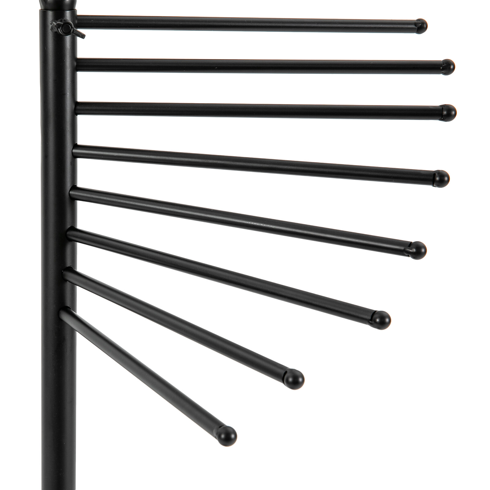 Metal Scarf Display Stand Modern Bedroom Floor Stand Scarf Tie Belt Bag Hat Rack